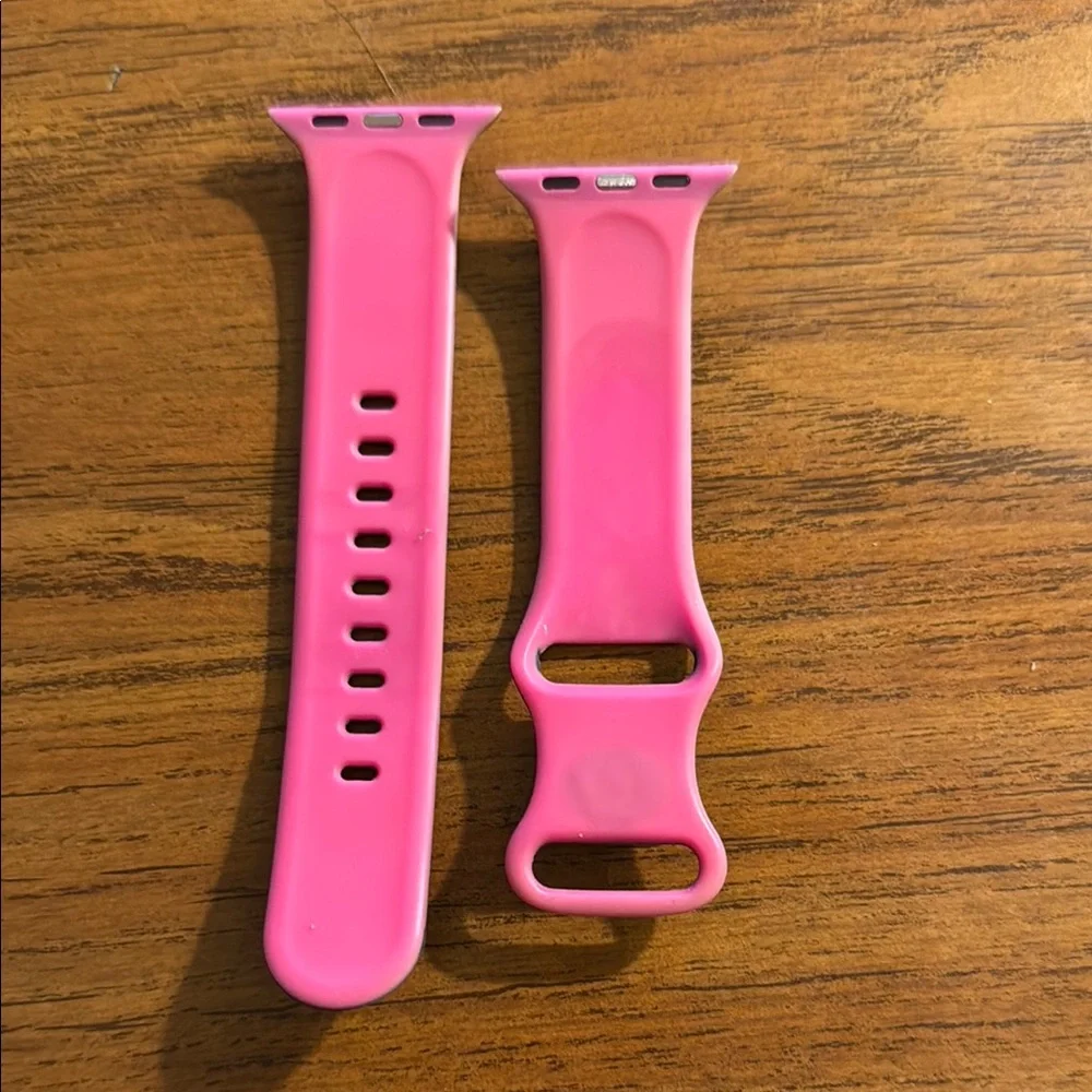 Leopard Print Pink and Black Watch Band